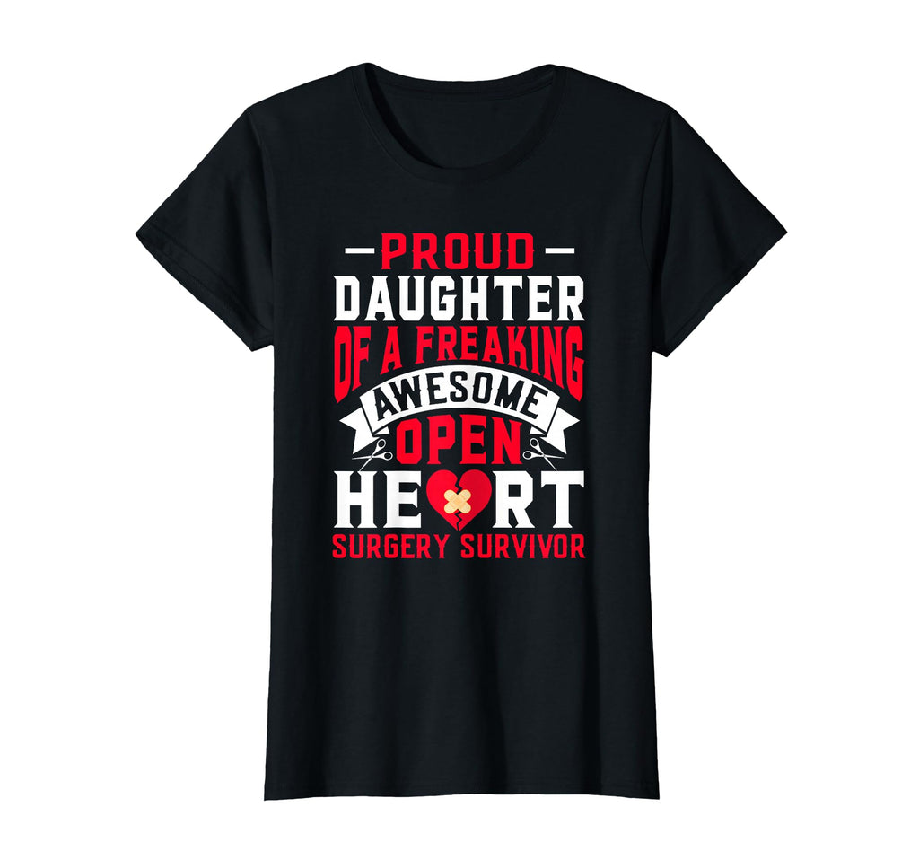 Open Heart Surgery Survivors T-Shirt - Fun Novelty Design Men Women - T-Shirt, Sweatshirt, Hoodie