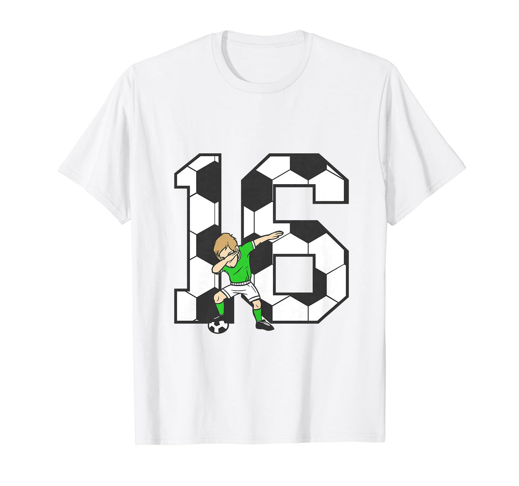 16 Year Old Soccer Player 16Th T-Shirt - Custom Art Print Men Women - T-Shirt, Sweatshirt, Hoodie