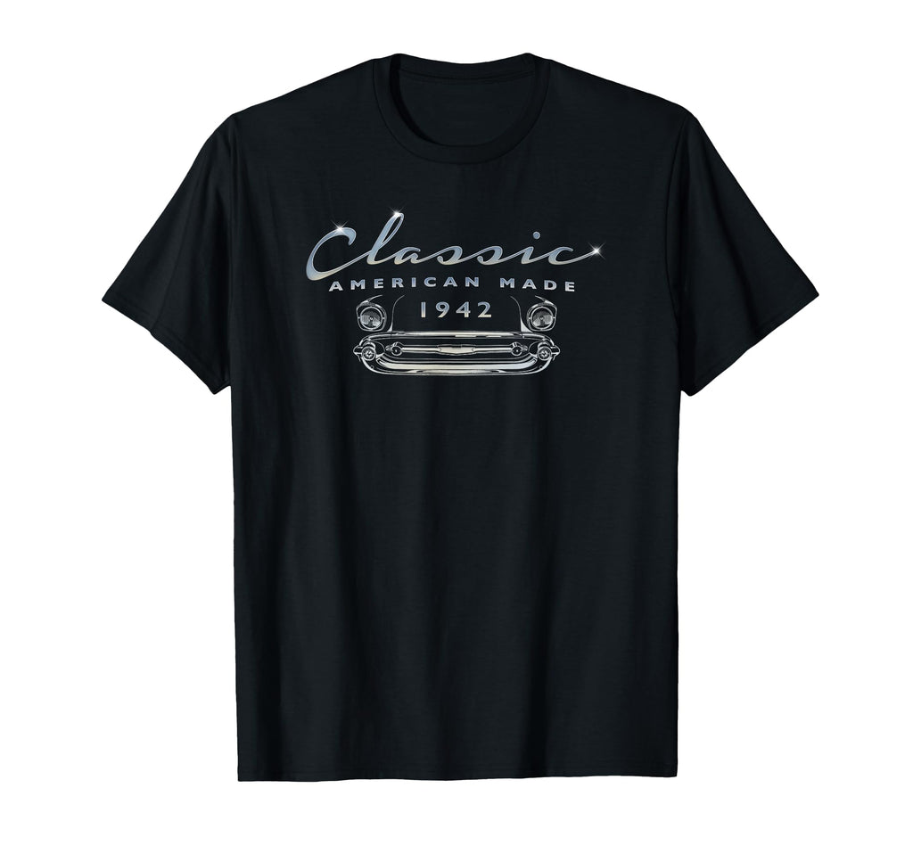 Car 1942 Happy 84Th Birthday Antique T-Shirt - Streetwear Style for Adults - T-Shirt, Sweatshirt, Hoodie