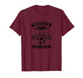 Bleacher Bum Proud Mom Soccer Parent T-Shirt - Custom Art Print for Adults - T-Shirt, Sweatshirt, Hoodie