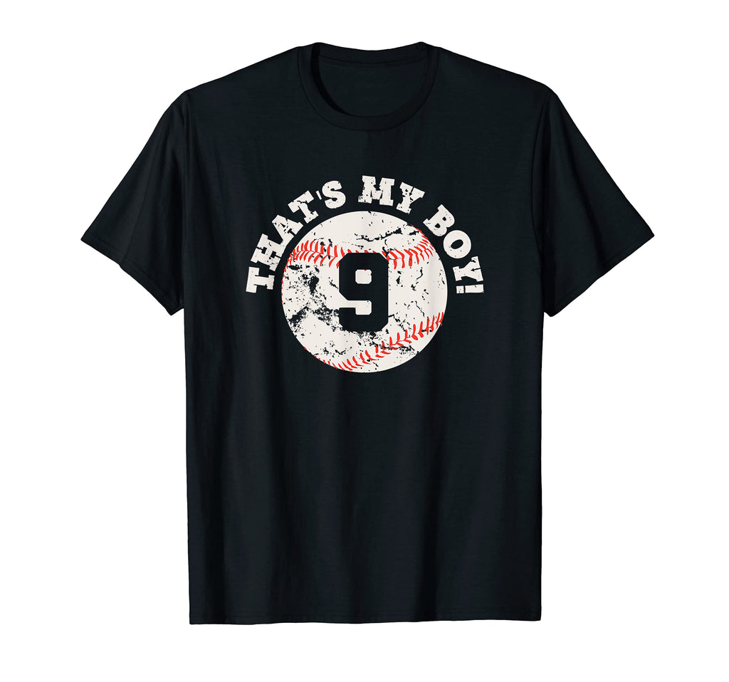 Thats My 9 Baseball Player Mom Or T-Shirt - Custom Art Print for Adults - T-Shirt, Sweatshirt, Hoodie