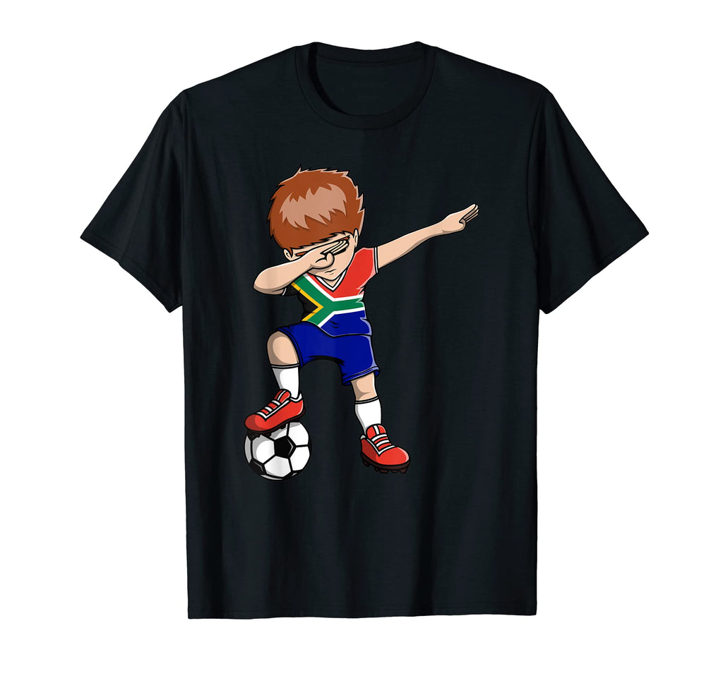 Dabbing Soccer South Africa Fans T-Shirt - Unique Graphic for Adults - T-Shirt, Sweatshirt, Hoodie