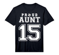 Number 15 Custom Proud Soccer Futbol T-Shirt - Unique Graphic Men Women - T-Shirt, Sweatshirt, Hoodie