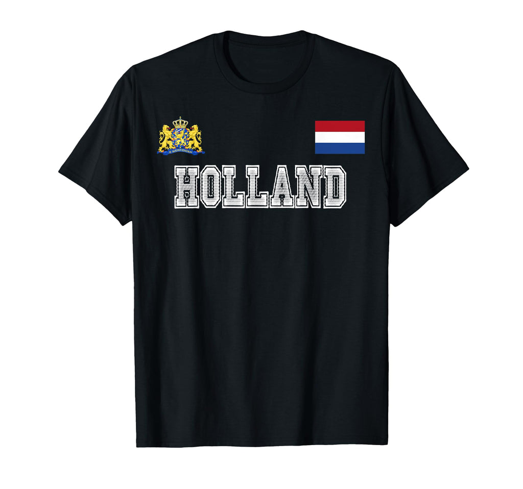 Holland Netherlands Orange Football T-Shirt - Novelty Apparel Unisex - T-Shirt, Sweatshirt, Hoodie