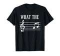 Dad What Music Treble Clef Funny Dad T-Shirt - Graphic Print Unisex - T-Shirt, Sweatshirt, Hoodie