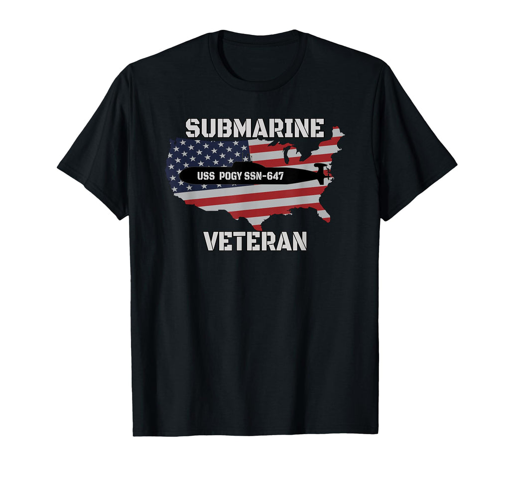 Uss Pogy Ssn 647 Submarine Veterans T-Shirt - Minimalist Print Men Women - T-Shirt, Sweatshirt, Hoodie