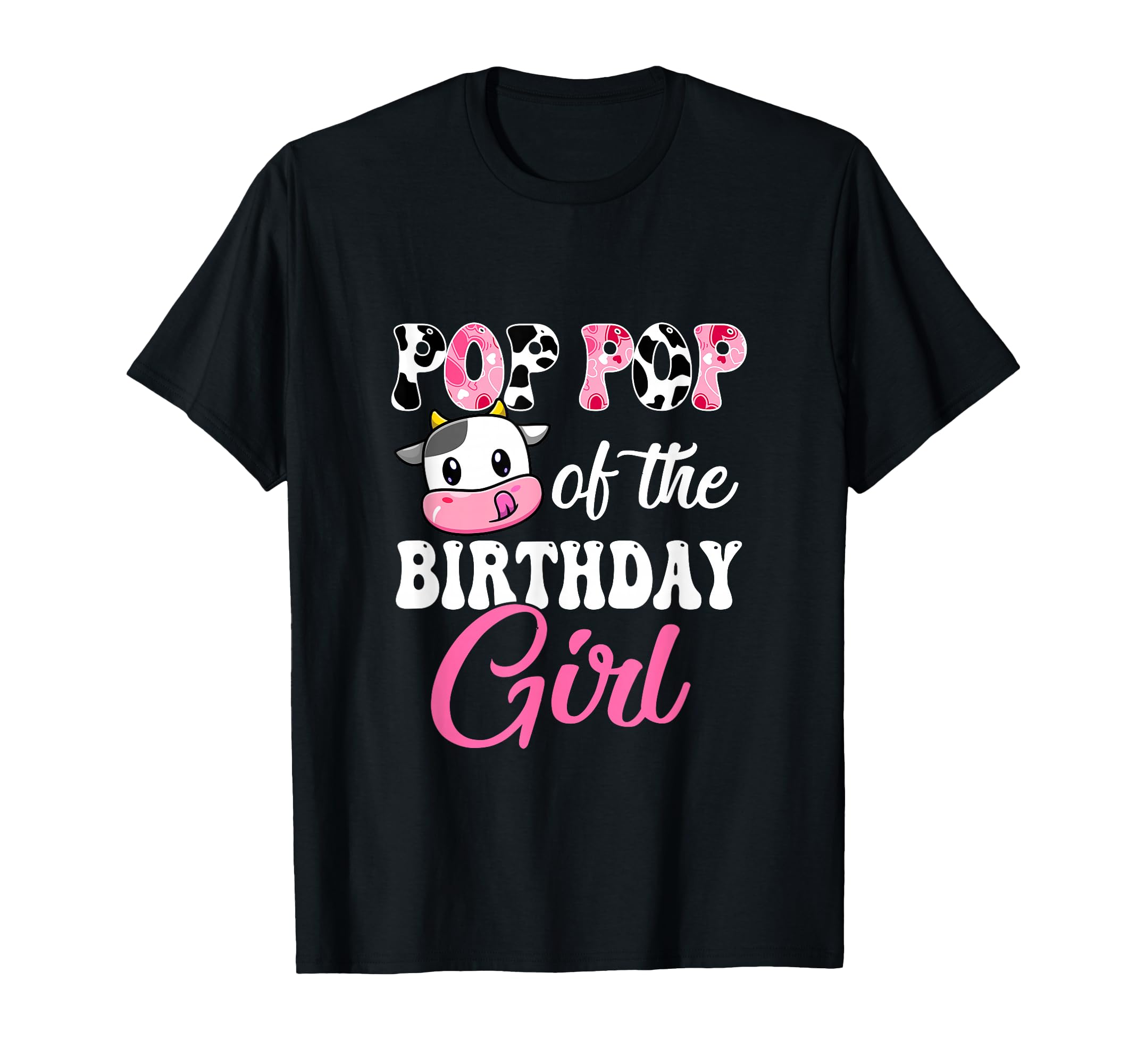 Pop Pop Birthday Farm Cow 1St T-Shirt - Fun Novelty Design Men Women - T-Shirt, Sweatshirt, Hoodie