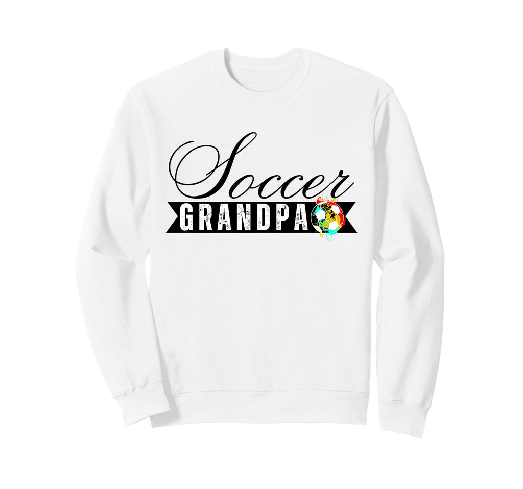 Funny Grandpa Proud Soccer Lover Sweatshirt - Minimalist Print Men Women - T-Shirt, Sweatshirt, Hoodie