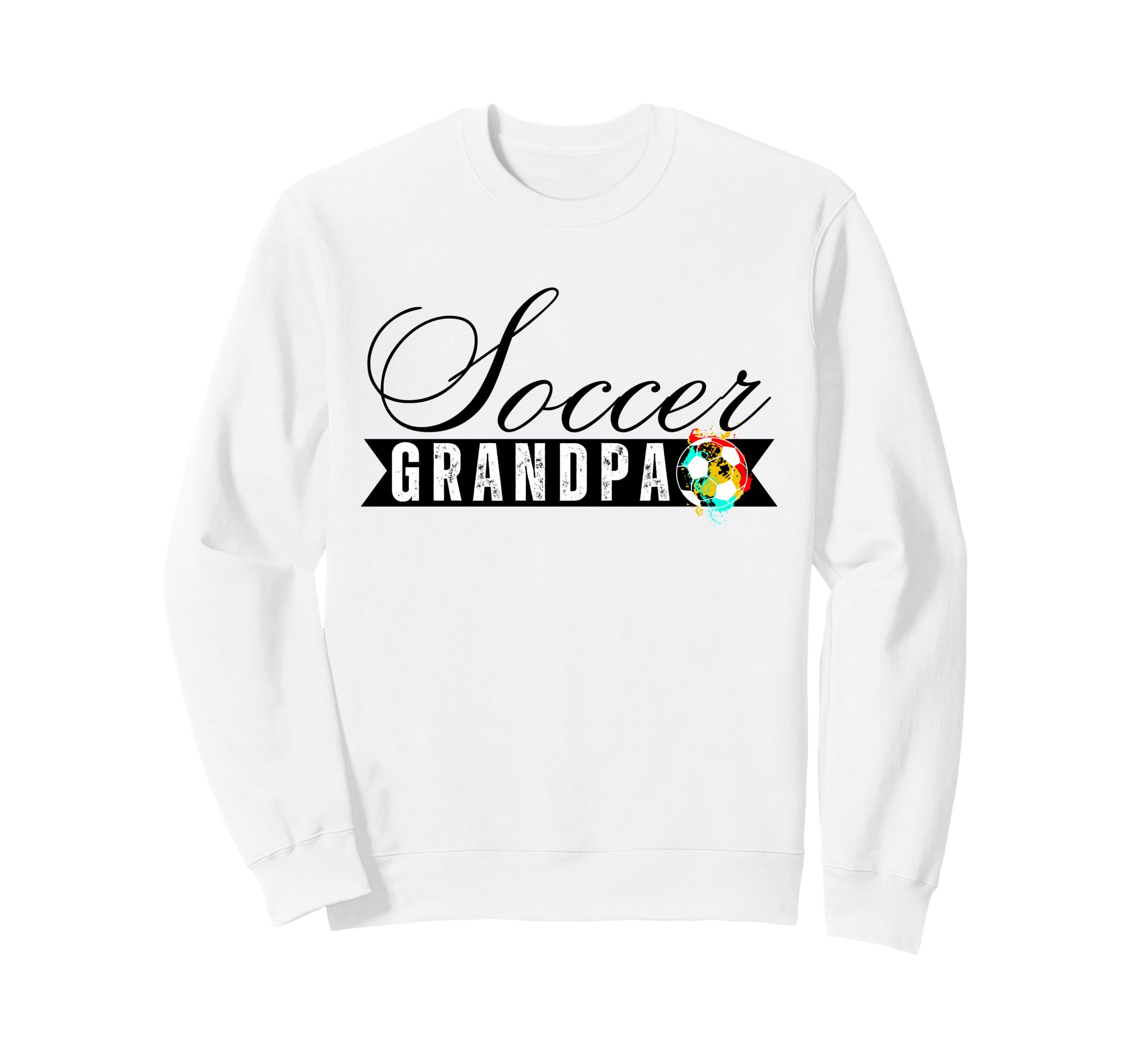 Funny Grandpa Proud Soccer Lover Sweatshirt - Minimalist Print Men Women - T-Shirt, Sweatshirt, Hoodie