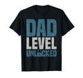 Dad Level Unlocked Gamer Dad Fathers T-Shirt - Custom Art Print Men Women - T-Shirt, Sweatshirt, Hoodie