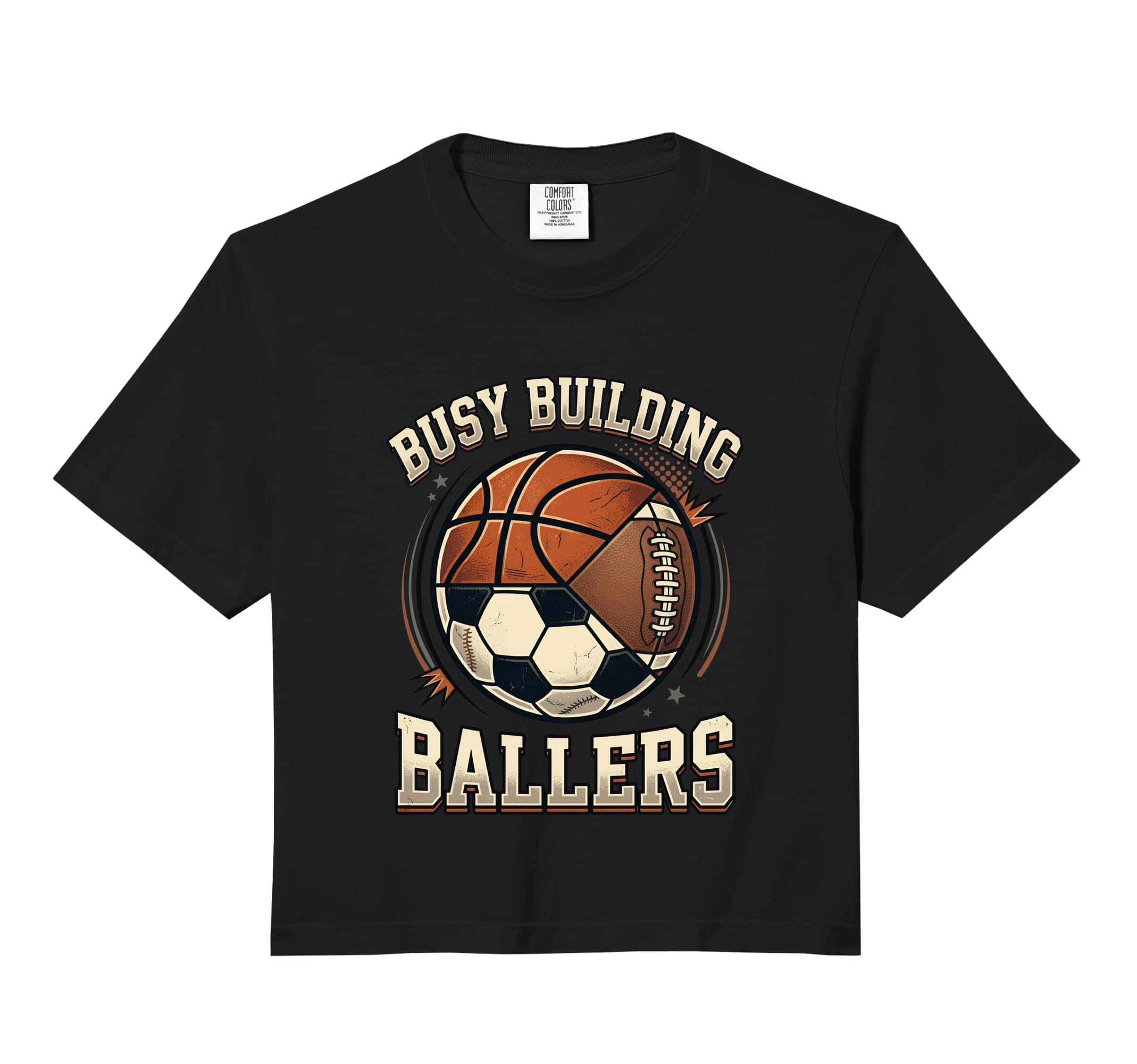 Funny Busy Raising Ballers Football Soccer Hoodie - Novelty Apparel Unisex - T-Shirt, Sweatshirt, Hoodie