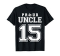 Number 15 Custom Proud Soccer T-Shirt - Casual Everyday Wear for Adults - T-Shirt, Sweatshirt, Hoodie