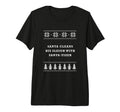 Santa Cleans His Sleigh Santa Tizer T-Shirt - Minimalist Print for Adults - T-Shirt, Sweatshirt, Hoodie