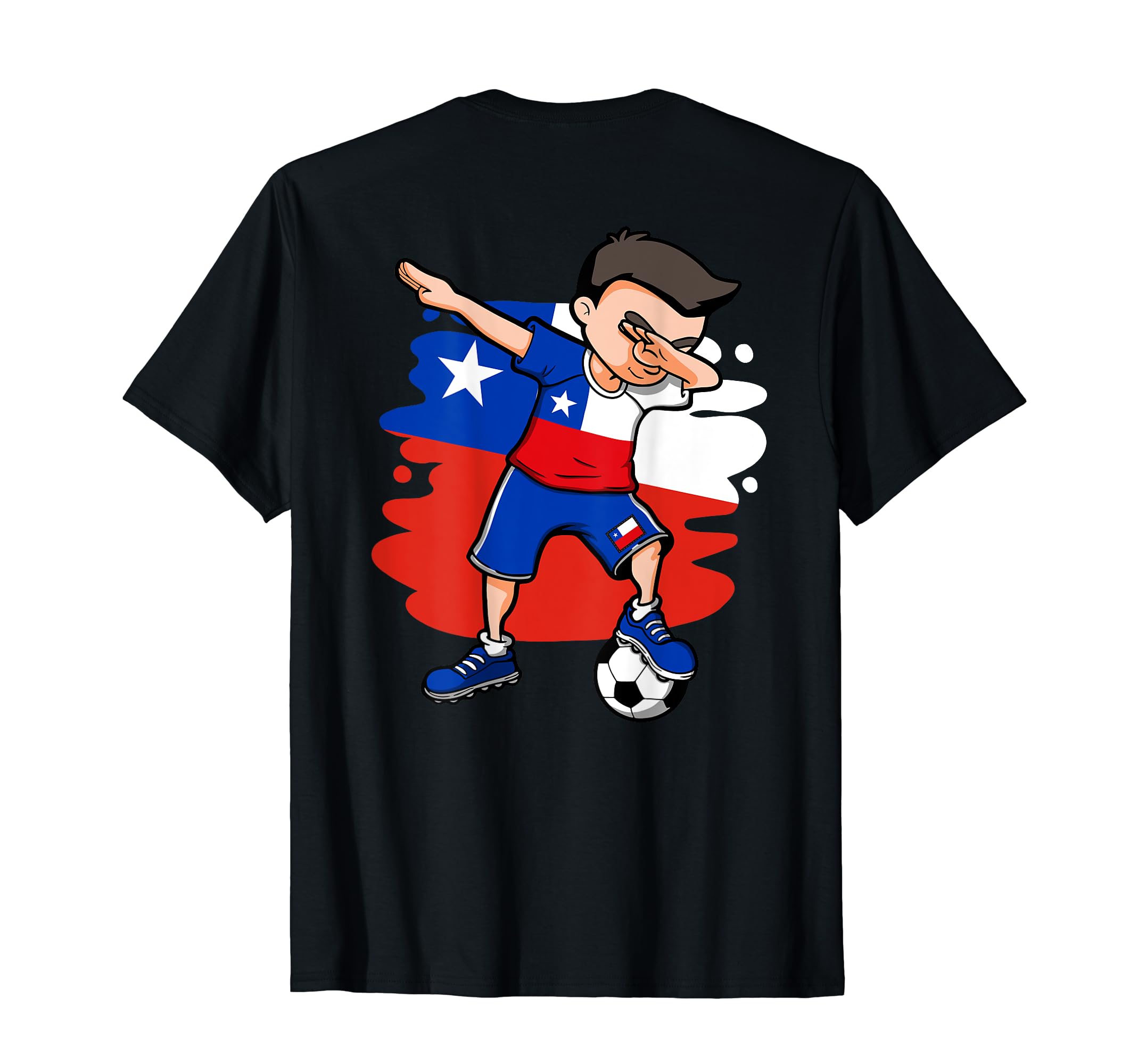 Dabbing Soccer Chile Jersey Chilean T-Shirt - Custom Art Print Men Women - T-Shirt, Sweatshirt, Hoodie