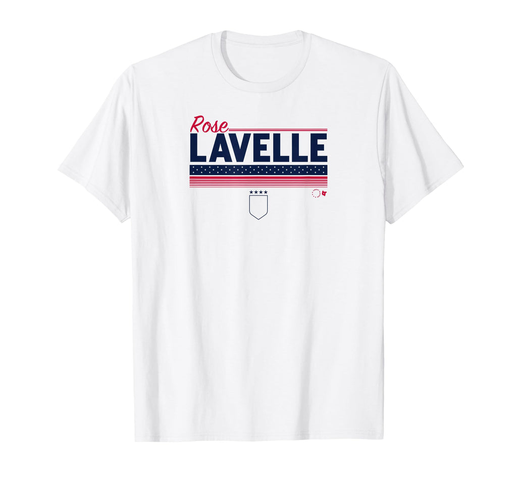 Rose Lavelle Stripe Uswntpa Usa Soccer T-Shirt - Minimalist Print Unisex - T-Shirt, Sweatshirt, Hoodie