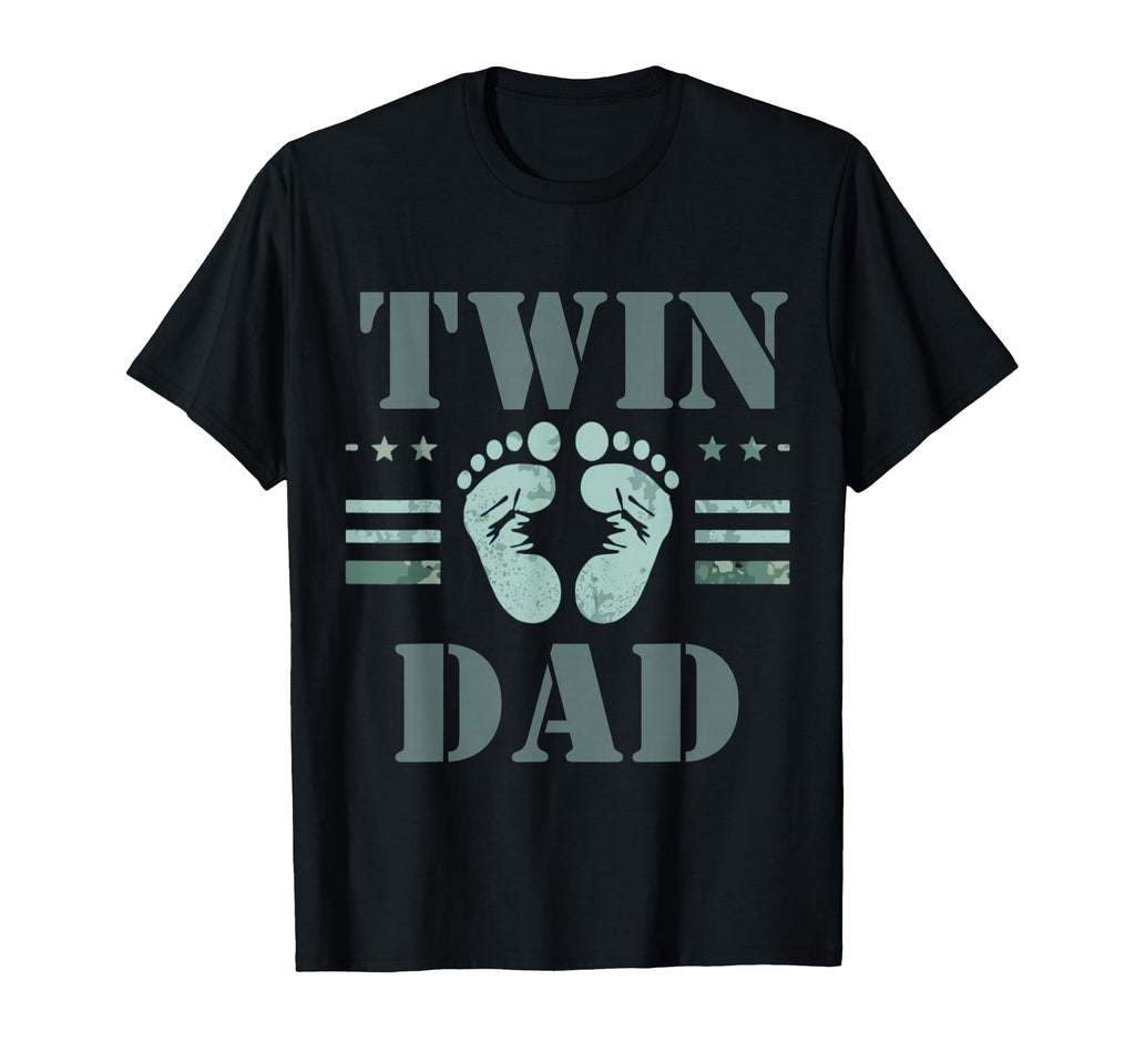 Twin Dad Camo Army Twin Dad New T-Shirt - Aesthetic Graphic for Adults - T-Shirt, Sweatshirt, Hoodie