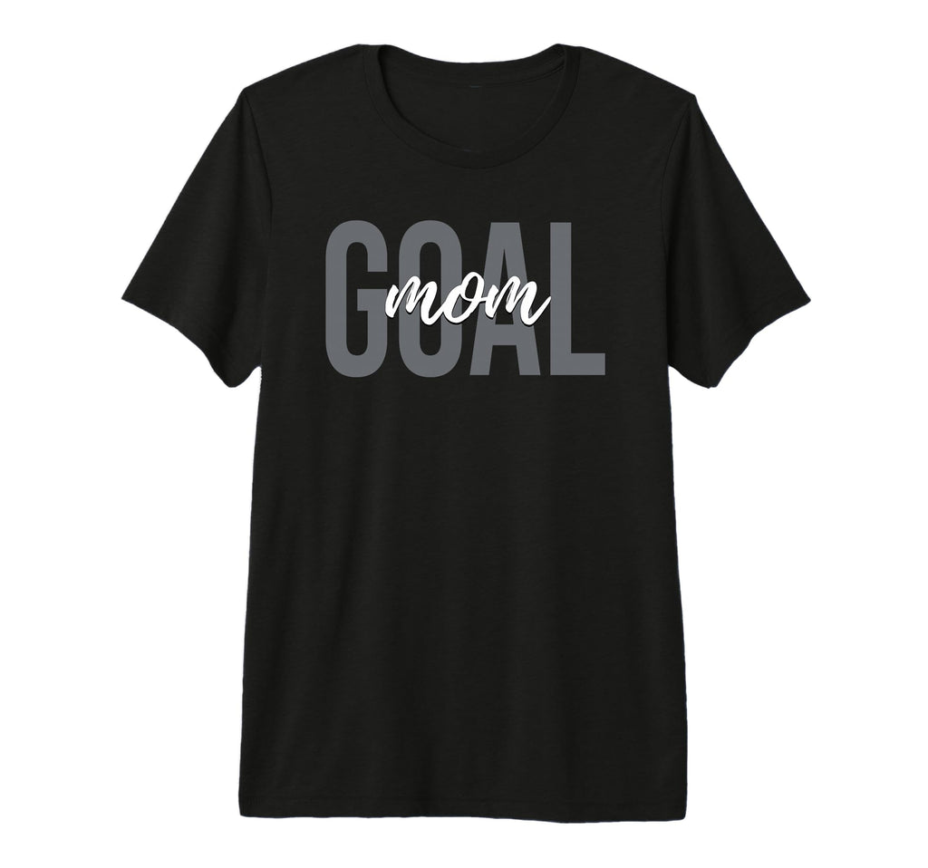 Goal Mom Soccer Mom Player Tri Blend T-Shirt - Streetwear Style for Adults - T-Shirt, Sweatshirt, Hoodie