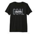 Goal Mom Soccer Mom Player Tri Blend T-Shirt - Streetwear Style for Adults - T-Shirt, Sweatshirt, Hoodie