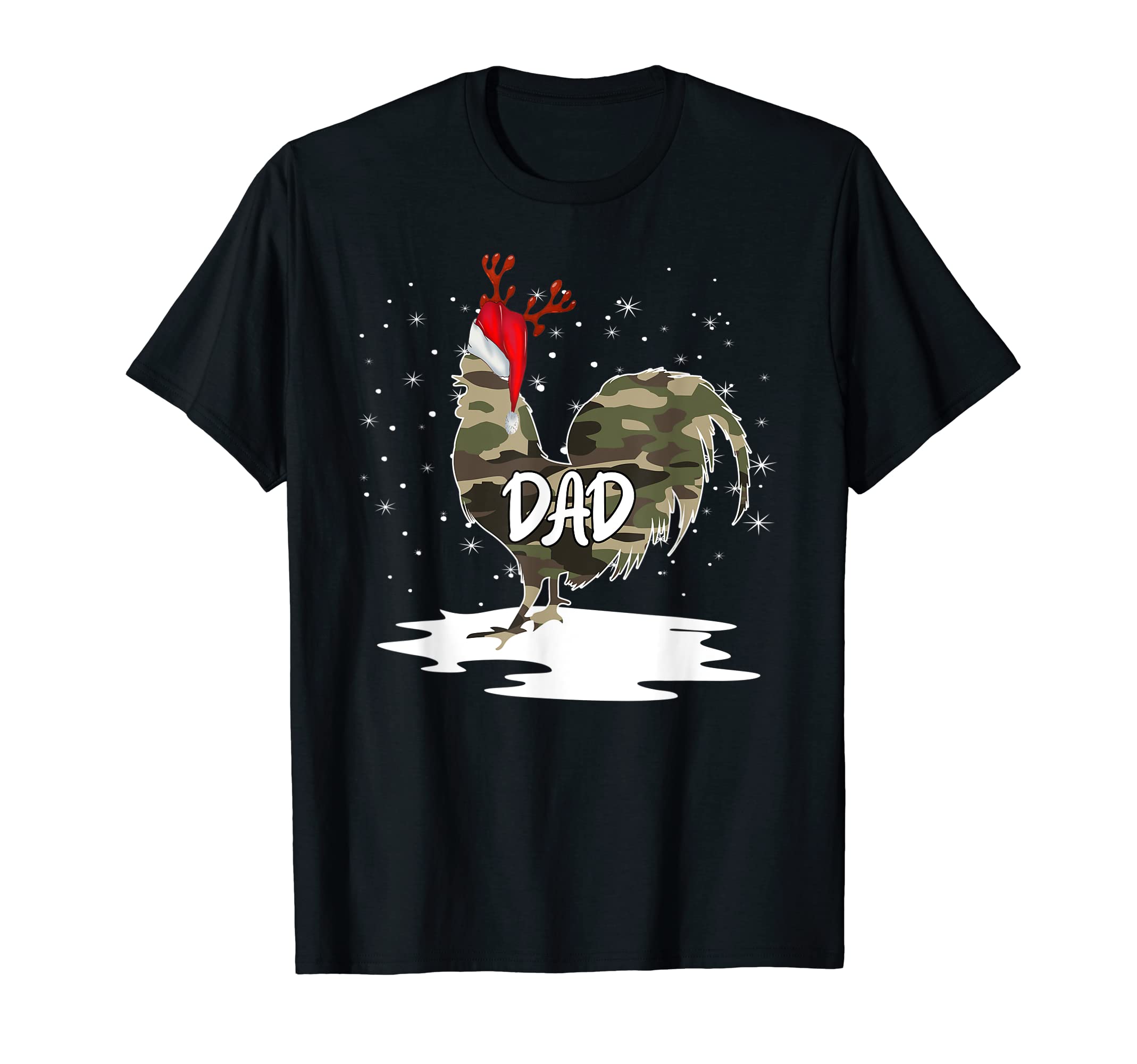 Rooster Camoflauge Dad Camo T-Shirt - Aesthetic Graphic for Adults - T-Shirt, Sweatshirt, Hoodie