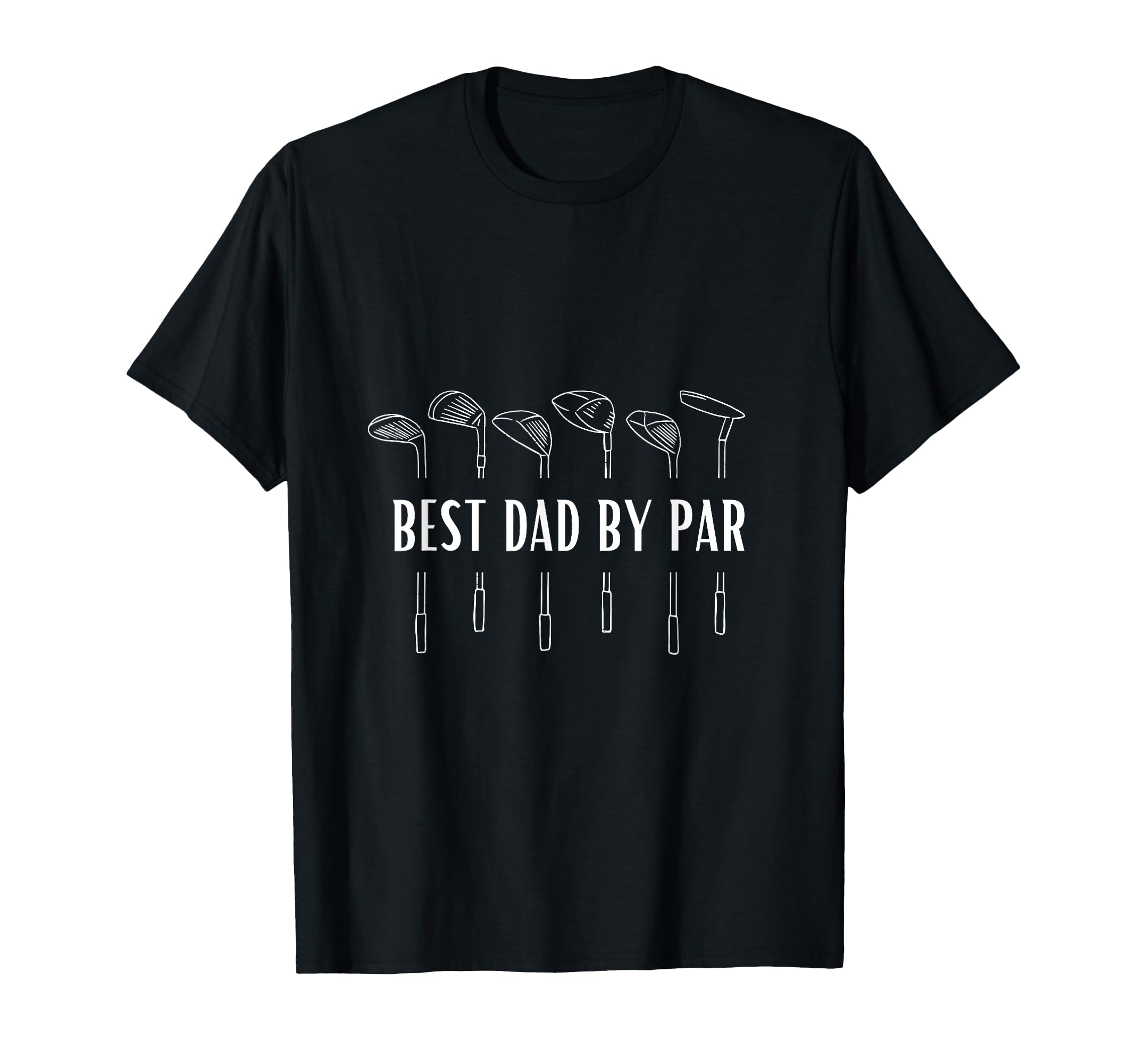 Best Dad Par Funny Golf T-Shirt - Minimalist Print Men Women - T-Shirt, Sweatshirt, Hoodie