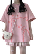 Women Kawaii Bear Cute Japanese Anime Graphic Korean - Adult & Kids T-Shirts, Sweatshirts & Hoodies apparel design preview 1