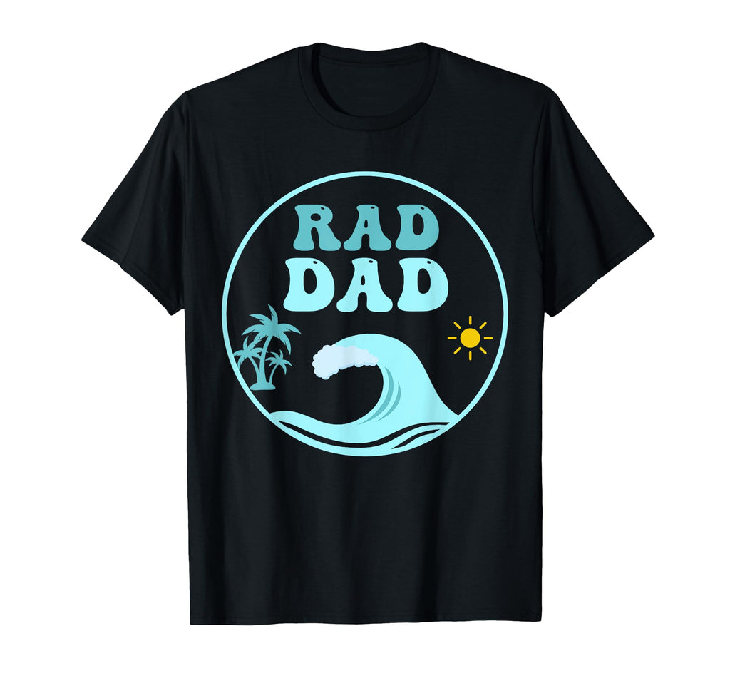 Rad Dad Big One 1St Birthday Surf T-Shirt - Minimalist Print for Adults - T-Shirt, Sweatshirt, Hoodie
