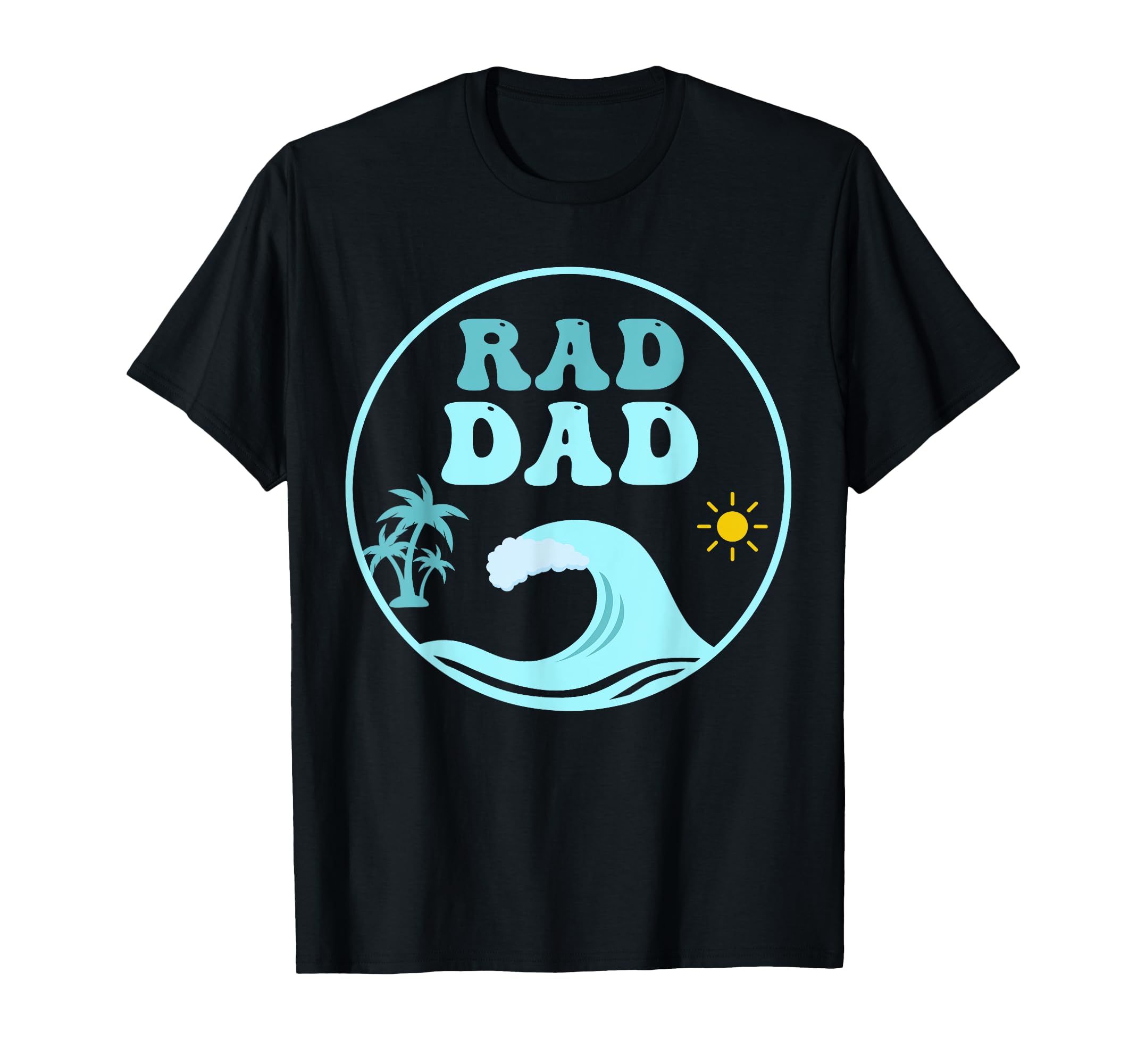 Rad Dad Big One 1St Birthday Surf T-Shirt - Minimalist Print for Adults - T-Shirt, Sweatshirt, Hoodie