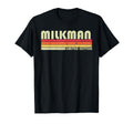 Milkman Funny Job Title Profession T-Shirt - Custom Art Print for Adults - T-Shirt, Sweatshirt, Hoodie