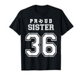 Number 36 Custom Proud Soccer Futbol T-Shirt - Fun Novelty Design Unisex - T-Shirt, Sweatshirt, Hoodie