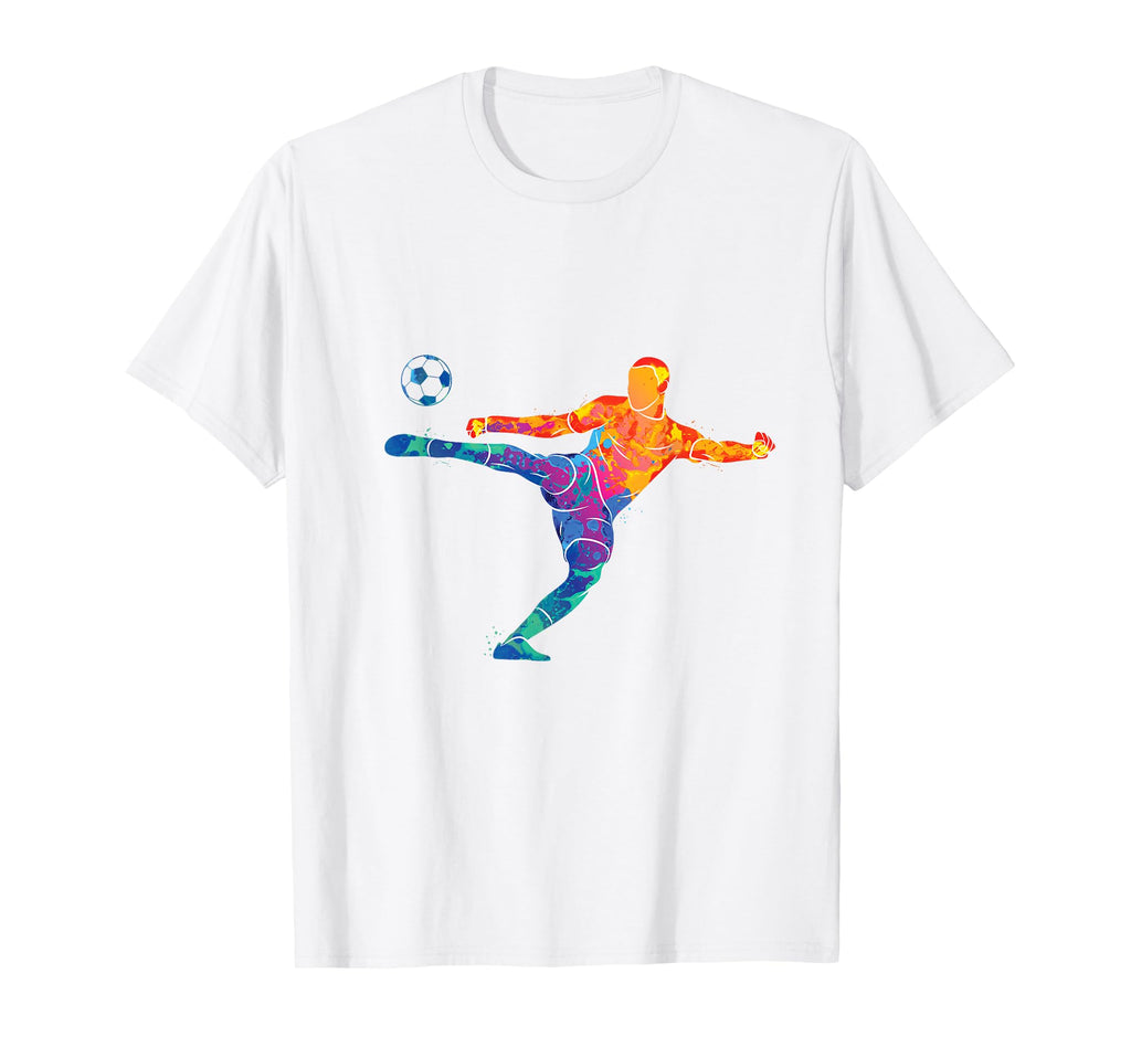 Soccer Footballer Soccer Player T-Shirt - Minimalist Print for Adults - T-Shirt, Sweatshirt, Hoodie