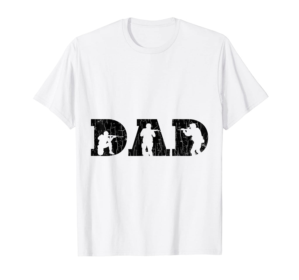 Proud Veteran Dad Happy Veterans Day T-Shirt - Minimalist Print Men Women - T-Shirt, Sweatshirt, Hoodie