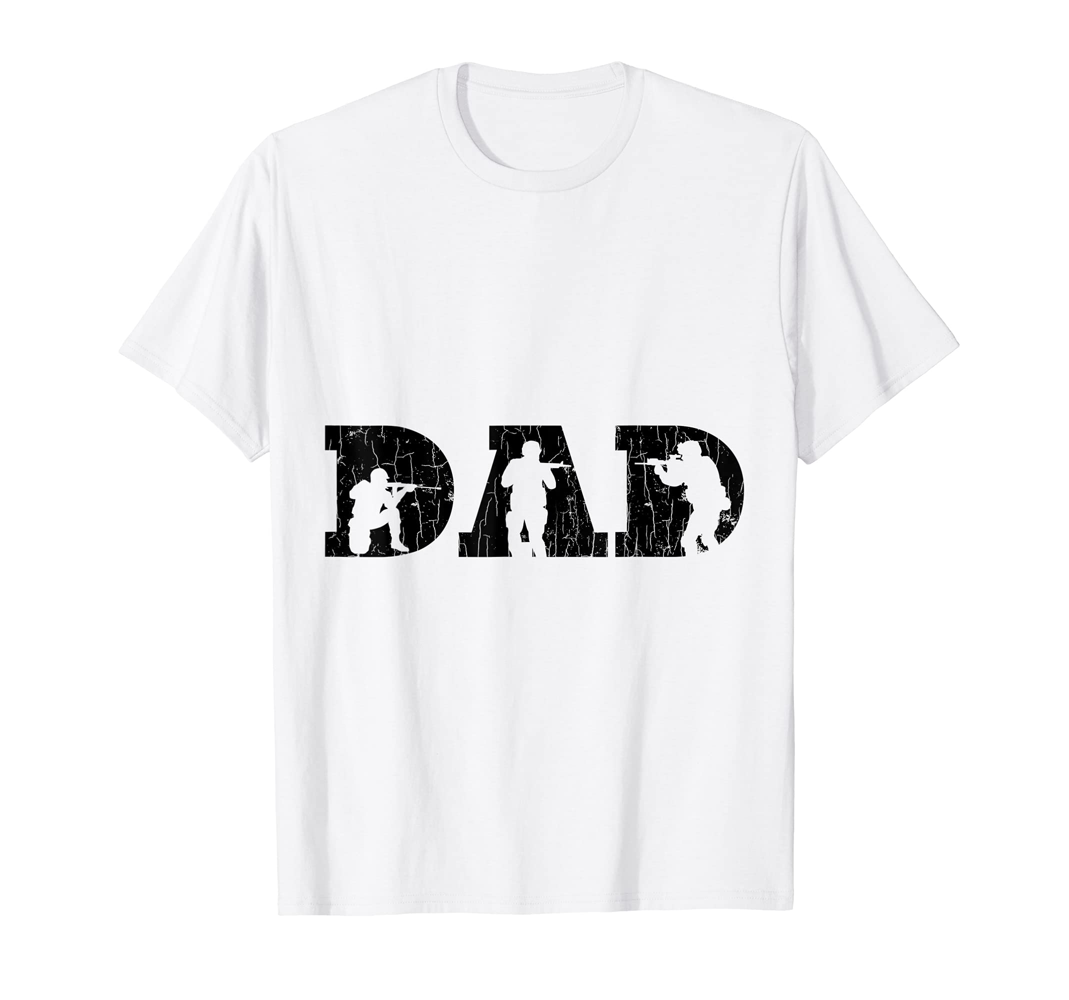 Proud Veteran Dad Happy Veterans Day T-Shirt - Minimalist Print Men Women - T-Shirt, Sweatshirt, Hoodie