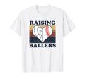 Raising Ballers Mom Or Dad Ballers T-Shirt - Minimalist Print for Adults - T-Shirt, Sweatshirt, Hoodie
