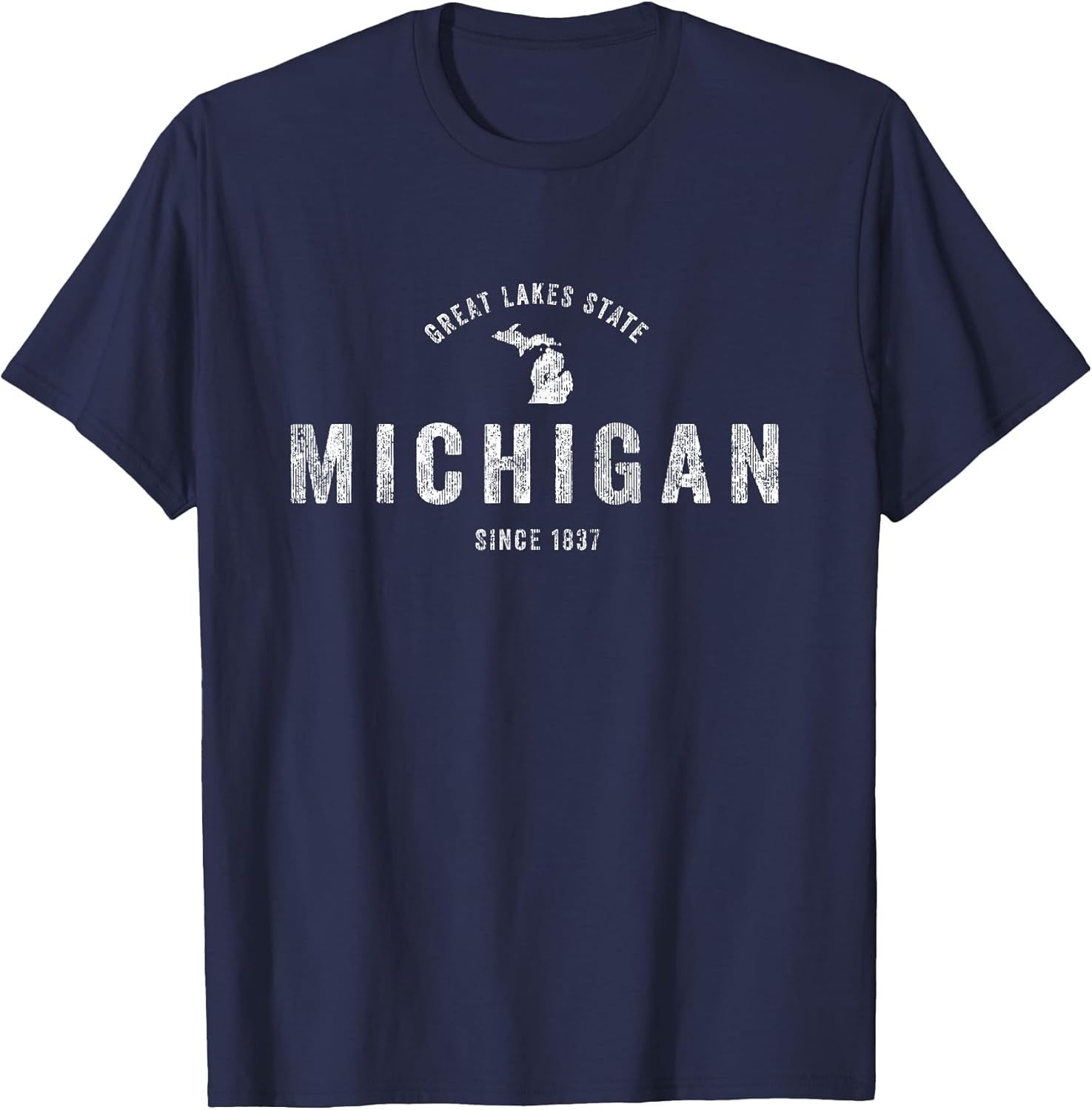 Michigan Vintage Sports Design Retro MI - Adult & Kids T-Shirts, Sweatshirts & Hoodies apparel design preview 1