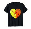 Softball Basketball Basketball Dad T-Shirt - Minimalist Print Men Women - T-Shirt, Sweatshirt, Hoodie