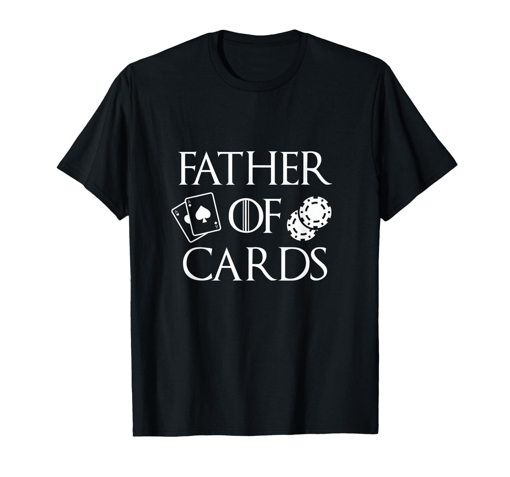 Father Cards Poker Game Playing Papa T-Shirt - Custom Art Print Men Women - T-Shirt, Sweatshirt, Hoodie