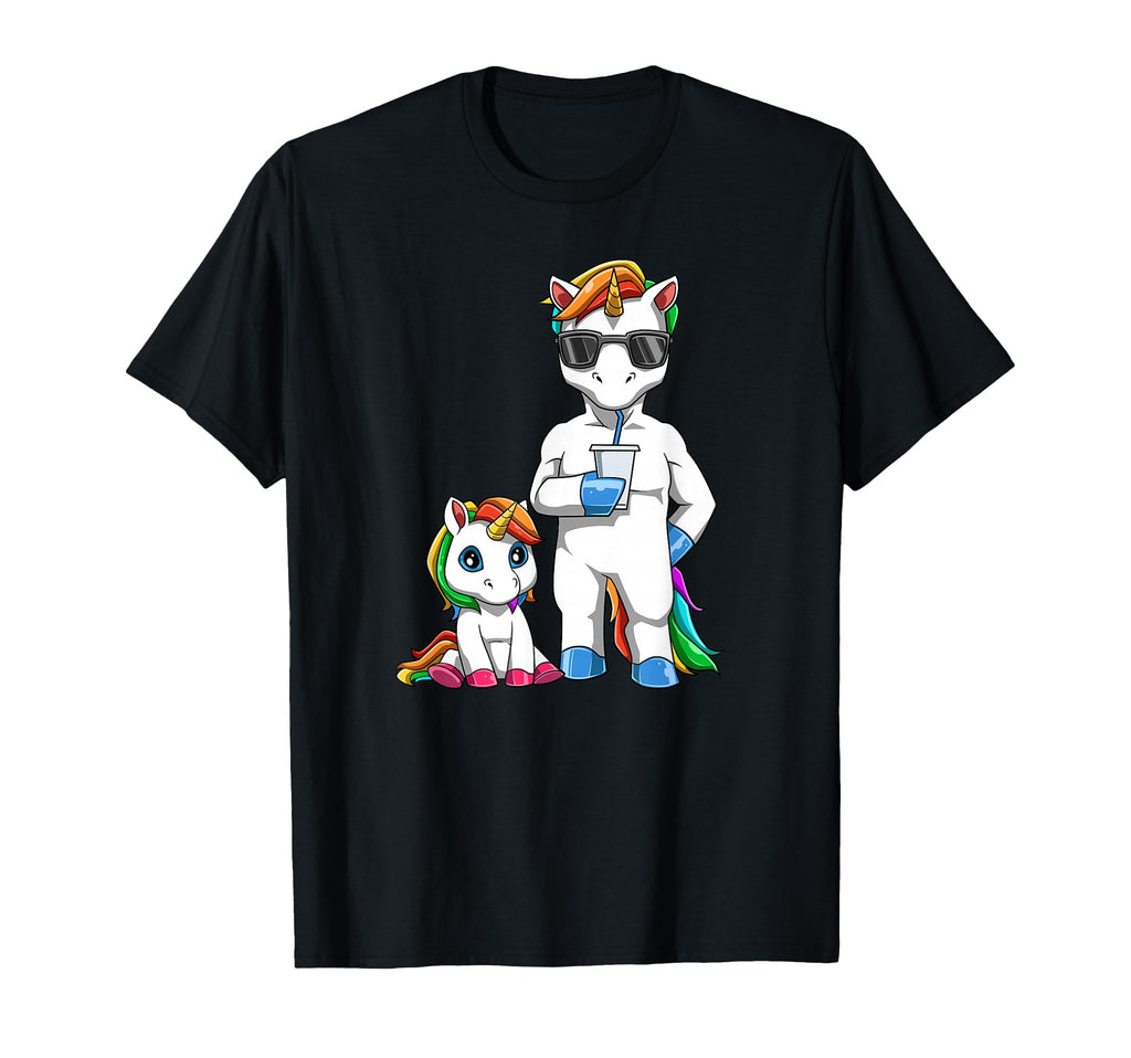 Matching Dad And Unicorn Outfit T-Shirt - Casual Everyday Wear Unisex - T-Shirt, Sweatshirt, Hoodie