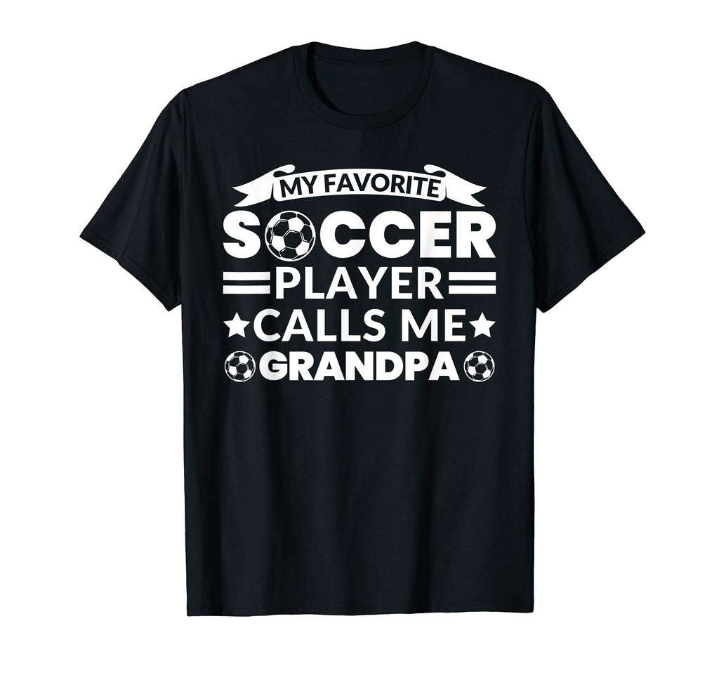 Mens Soccer Player Calls Me Grandpa T-Shirt - Graphic Print for Adults - T-Shirt, Sweatshirt, Hoodie