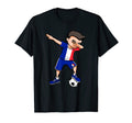 Dabbing Soccer France Jersey French T-Shirt - Unique Graphic Unisex - T-Shirt, Sweatshirt, Hoodie