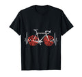 Funny Cycling Heartbeat Bicycle Bike T-Shirt - Streetwear Style Unisex - T-Shirt, Sweatshirt, Hoodie
