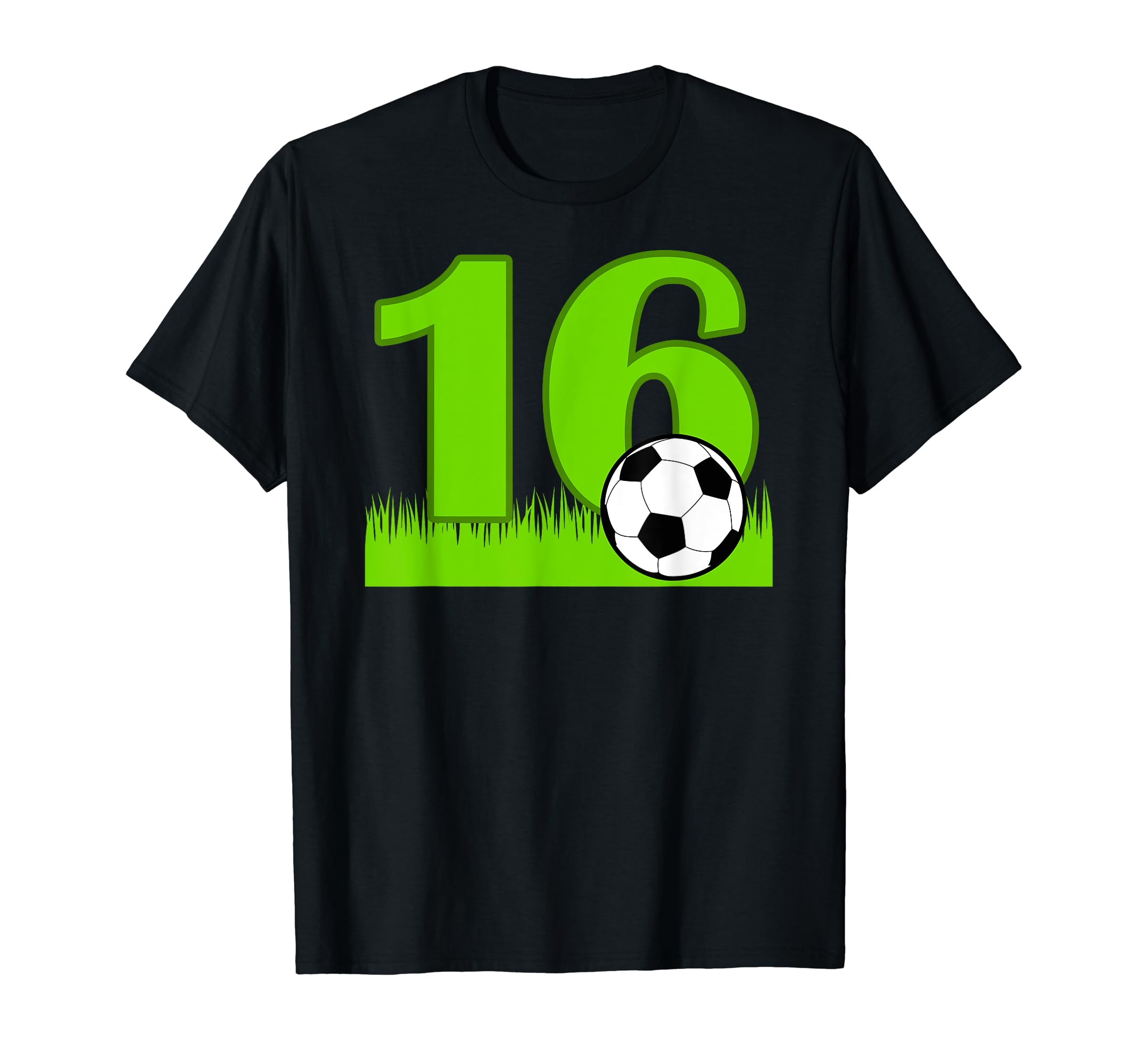 16Th Birthday Soccer 16 Years Old T-Shirt - Trendy Graphic Men Women - T-Shirt, Sweatshirt, Hoodie