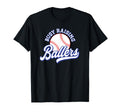 Busy Raising Ballers Baseball Mom Dad Team T-Shirt - Graphic Print Unisex - T-Shirt, Sweatshirt, Hoodie