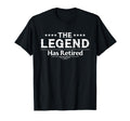 Funny Legend Has Retired Art T-Shirt - Casual Everyday Wear Men Women - T-Shirt, Sweatshirt, Hoodie