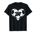 Soccer Number 27 Jersey Funny Soccer T-Shirt - Graphic Print for Adults - T-Shirt, Sweatshirt, Hoodie