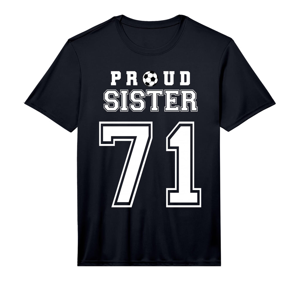 Number 71 Custom Proud Soccer Futbol T-Shirt - Unique Graphic Men Women - T-Shirt, Sweatshirt, Hoodie