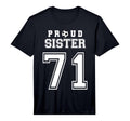 Number 71 Custom Proud Soccer Futbol T-Shirt - Unique Graphic Men Women - T-Shirt, Sweatshirt, Hoodie
