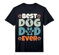 Mens Best Dog Dad Ever Fathers Day T-Shirt - Custom Art Print Men Women - T-Shirt, Sweatshirt, Hoodie