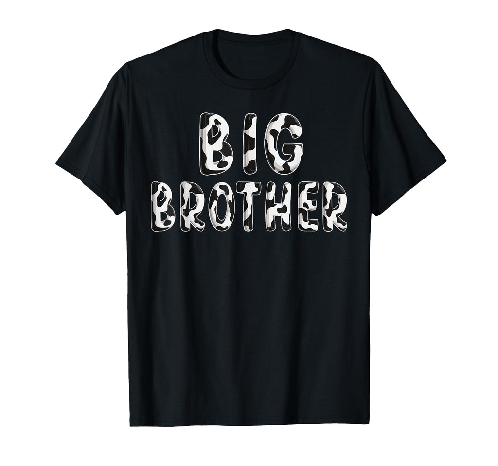 Cow Big Brother Birthday Family Matching T-Shirt - Custom Art Print Unisex - T-Shirt, Sweatshirt, Hoodie