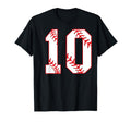 10Th Birthday Baseball 10 Years Old T-Shirt - Aesthetic Graphic for Adults - T-Shirt, Sweatshirt, Hoodie