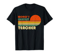 Worlds Okayest Teacher Funny Teacher T-Shirt - Aesthetic Graphic Men Women - T-Shirt, Sweatshirt, Hoodie